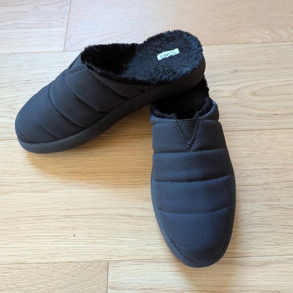 TOMS Womens 6.5 Repreve Mallow Mule - Black - Picture 3 of 4